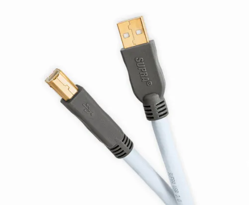 Jenving Supra Usb 2.0 0.7m Usb-a Usb-b Svart, Blå