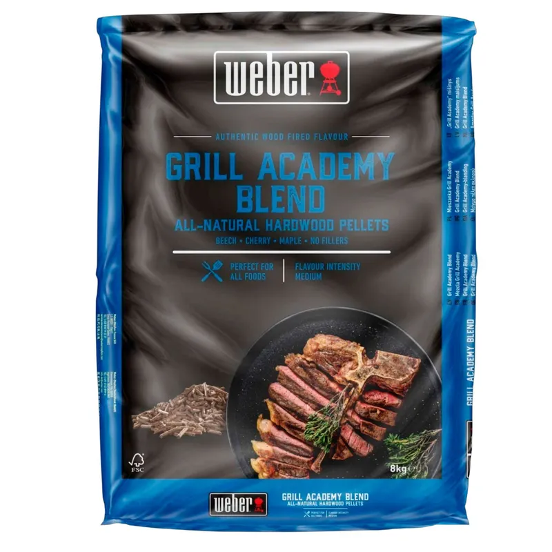 Weber, Träpellets fsc universal 8kg wood