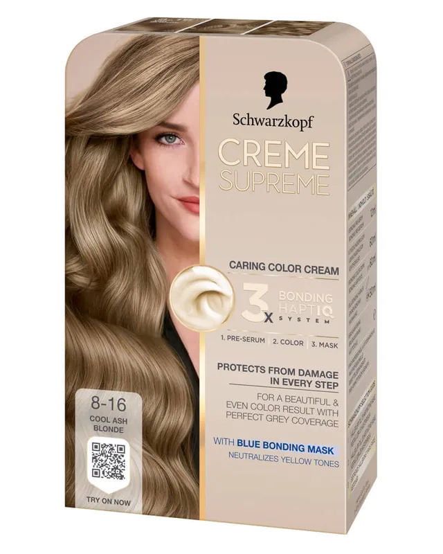 Schwarzkopf Creme Supreme 8-16 Cool Ash Blonde - 1 pcs