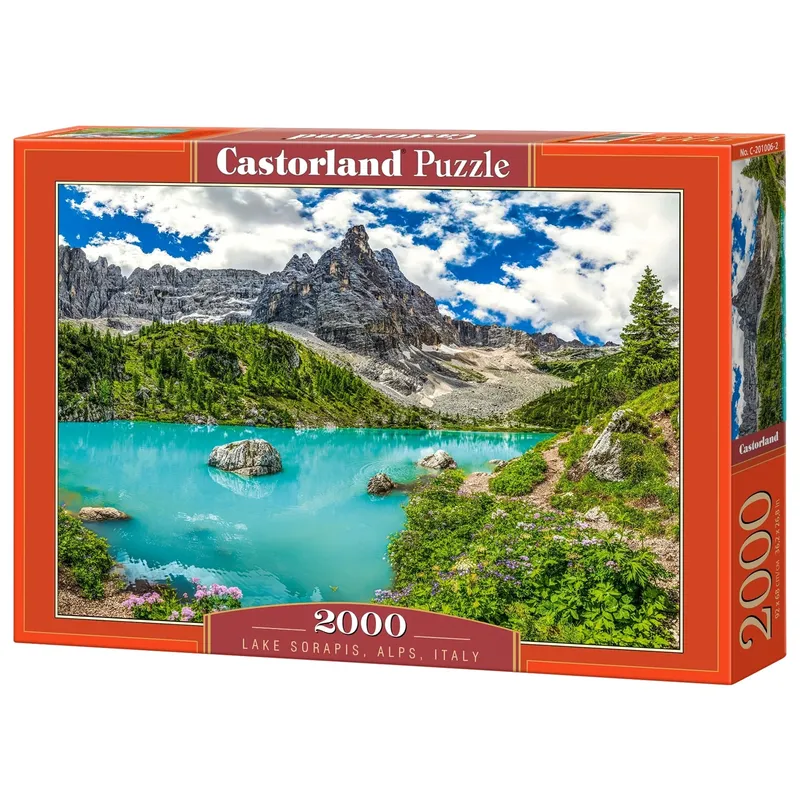Castorland Pussel – Lago di Sorapis i Italien 2000 bitar