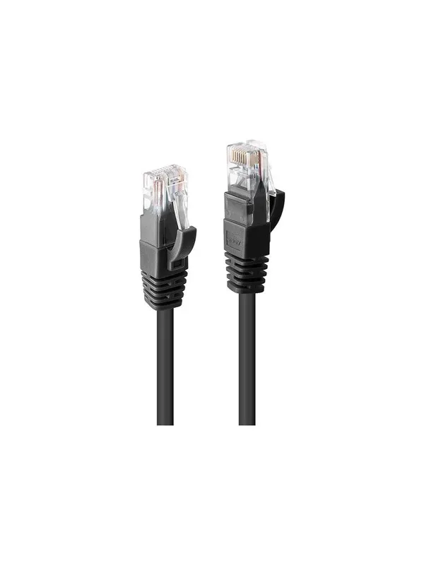 Lindy patch cable - 1 m - black - Svart - 1m