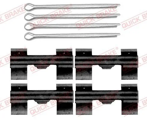 Monteringssats, bromsbelägg QUICK BRAKE 109-0009