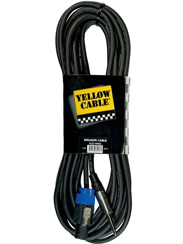 Yellow Cable HP9JS - Speakon - 1/4″ jack-högtalarkabel 9m.