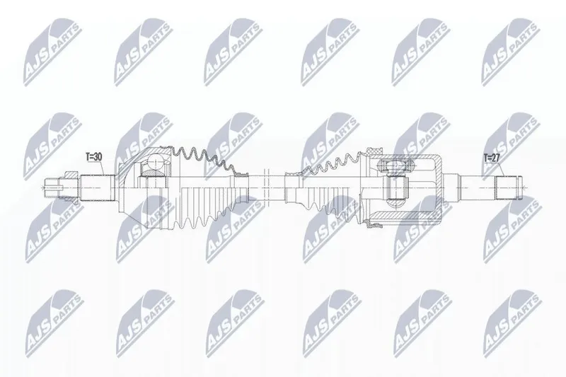 NTY NPW-AR-020 Drivaxel