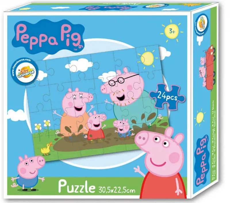 Barnpussel – Familj, 24 bitar