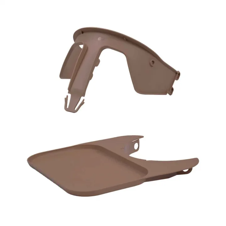 KAOS Säkerhetsbygel & Bricka, Mocca Brown