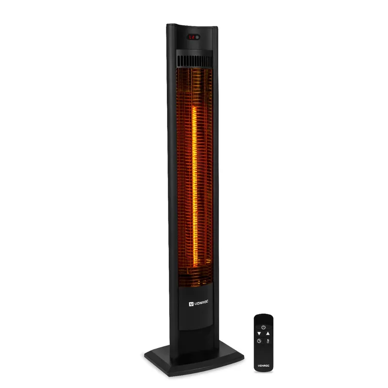 Värmare Filicudi 2000W - Kolelement | Med fjärrkontroll och timer