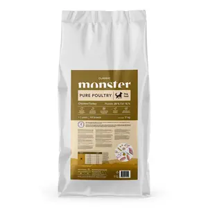 Dog Classic Pure Poultry Chicken & Turkey torrfoder - 17 kg