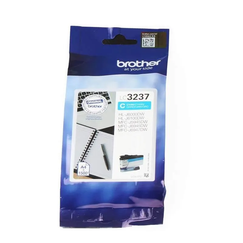 Brother Ink LC3237C Lc-3237 Cyan