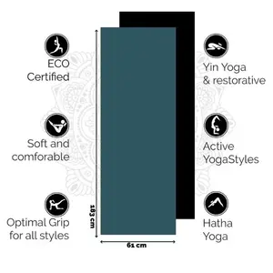 Yogamatta Eco TPE 6mm Brilliant Blue - Love Generation