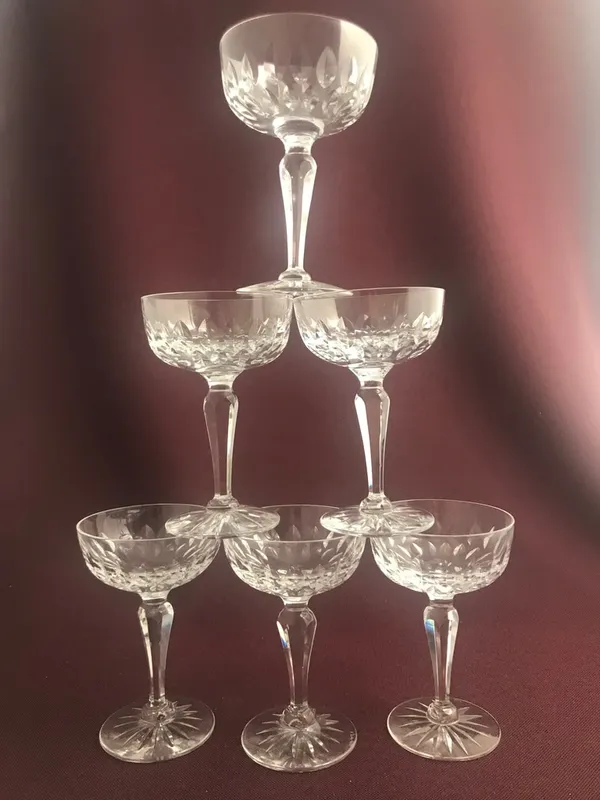 Kosta boda – Princess – 6 st Likör / Martini glas – design Fritz Kallenberg