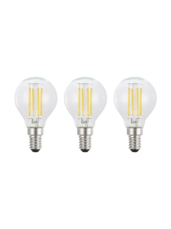 EGLO LED-glödlampa E14 P45 KLAR 2700K 470LM 3 ST E14