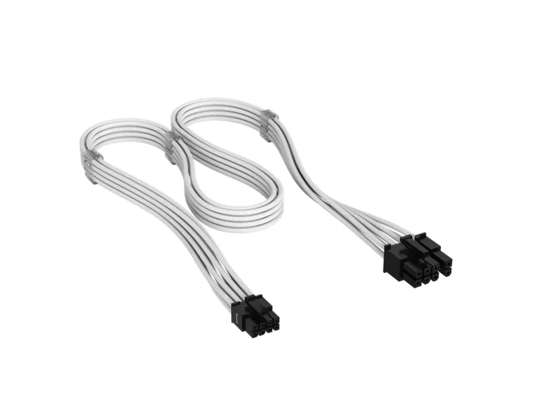 Corsair Elite Premium Individually Sleeved PCIe Cable 8-pin (6+2 Split) Cable Type 5 - Vit