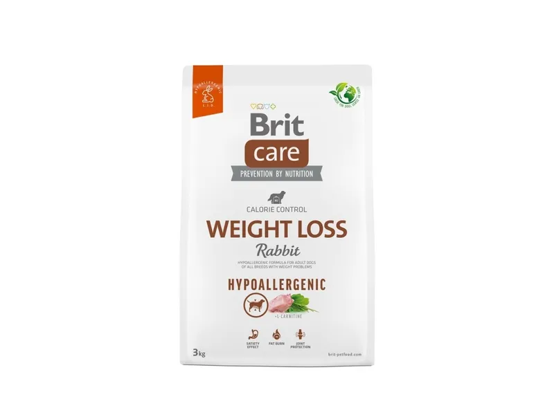 Brit Care Dog Hypoallergenic Weight Loss, Rabbit, 3 kg