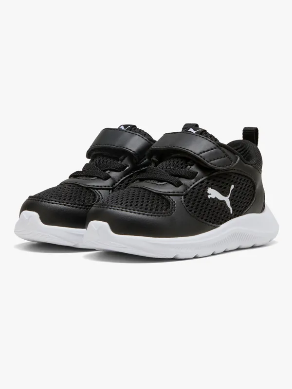 Puma Fun Racer 2 AC+ Infant Sneakers, Black/White, 20