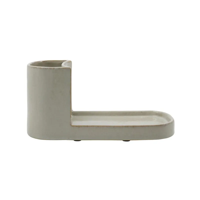 Meraki Datura Borste-och tvålhållare Shellish grey