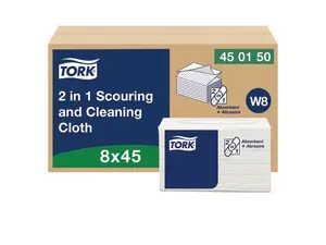 Skur-/rengöringsduk Tork 2-i-1 W8 360/trp