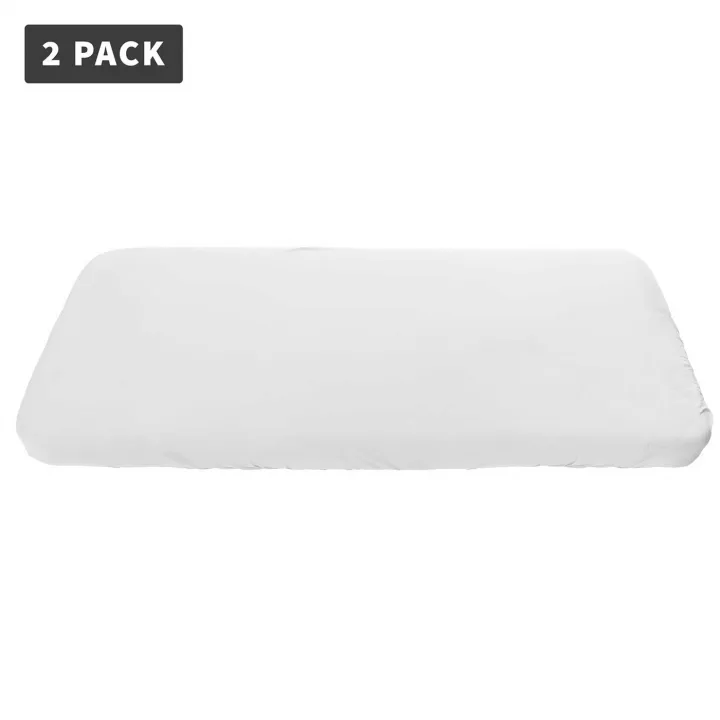 Sebra Lakan - 2-pack - Junior - 70x160 cm - Vit