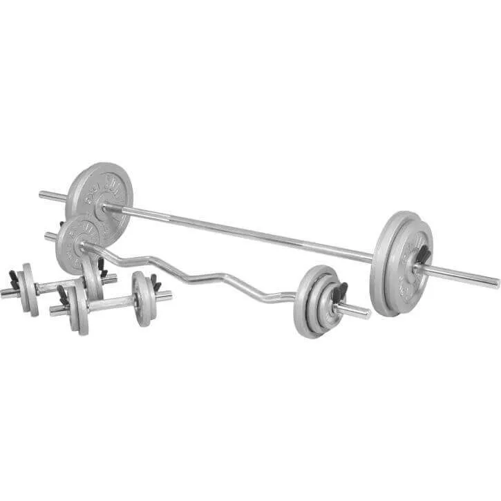 Skivstång Curlstång Hantlar IRON 108kg (#6600)