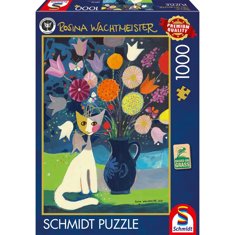 Schmidt Pussel - Rosina Wachtmeister: Vit Katt 1000 bitar
