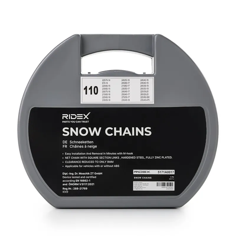 Snökedjor RIDEX 5171A0017
