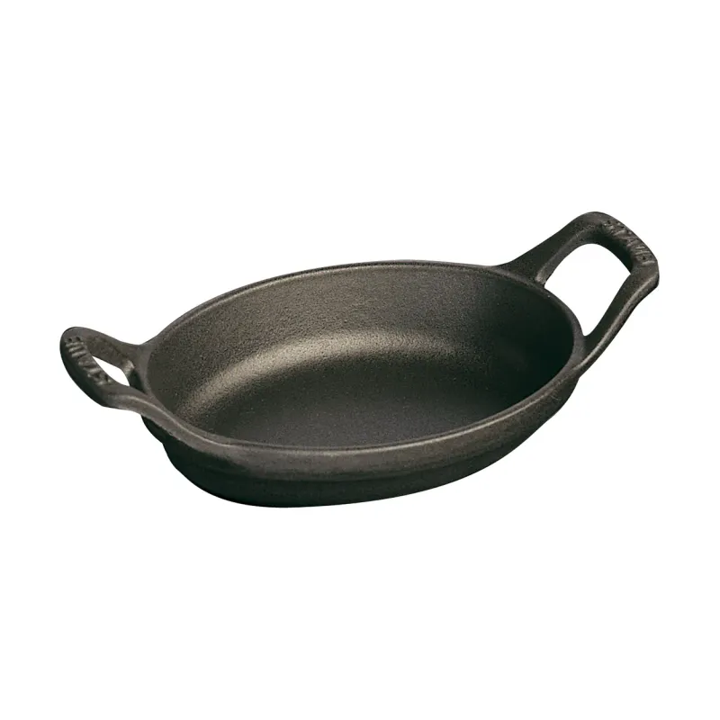 Staub Oval Form/Fat Svart 15 cm 0,25 l