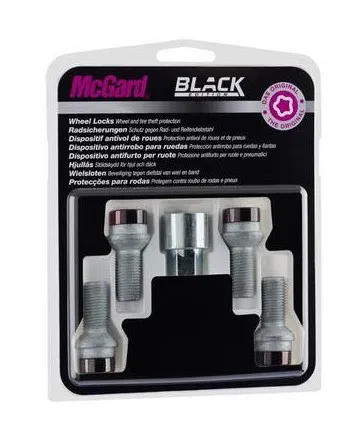 Mcgard låsebolt m14x1.50 kugle sort