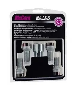 Mcgard låsebolt m14x1.50 kugle sort