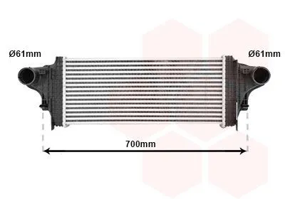 Intercooler VAN WEZEL 30004551