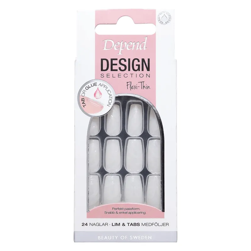 Depend Design Selection Pearl Lines Short Coffin nord - 24 pcs