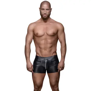 H006 Men Shorts PVC Black
