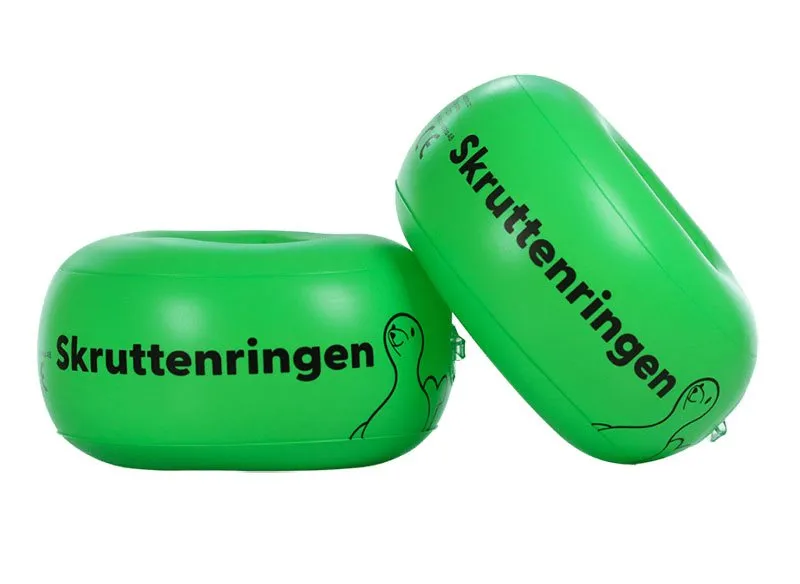 Skruttenringen armringar, grön