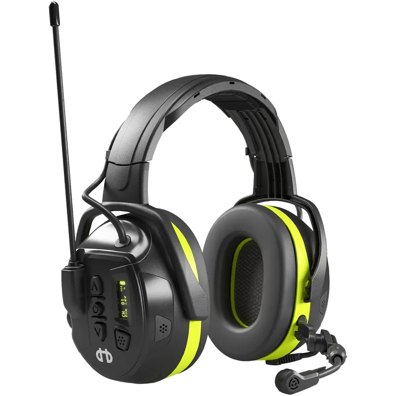 Hellberg Local 446 Hörselskydd med komradio, medhörning & hjässbygel
