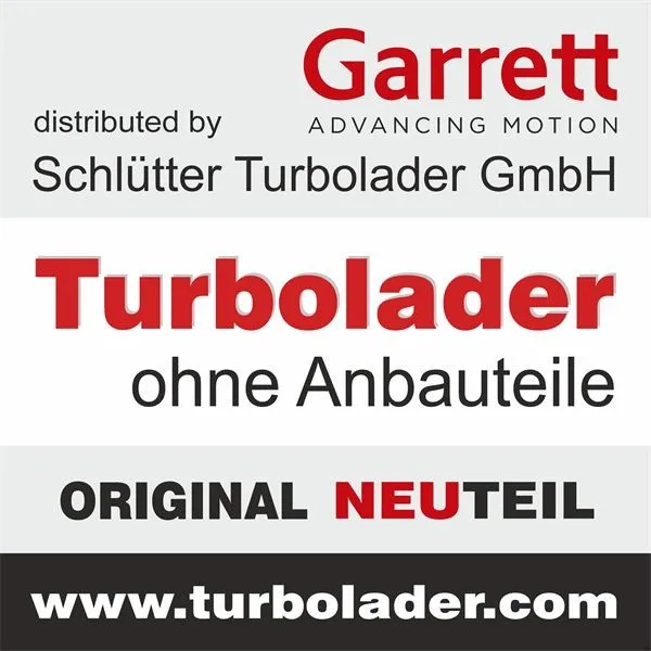 SCHLÜTTER TURBOLADER 172-05705 Turboaggregat