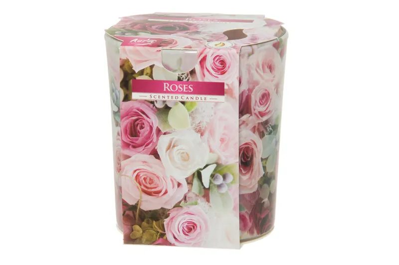 Doftljus Rosor 22h