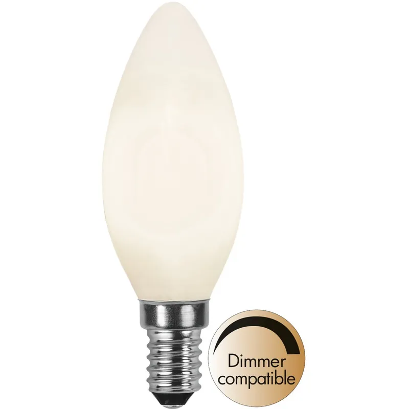 LED-lampa E14 kronljus opal 5W(39W) dimbar