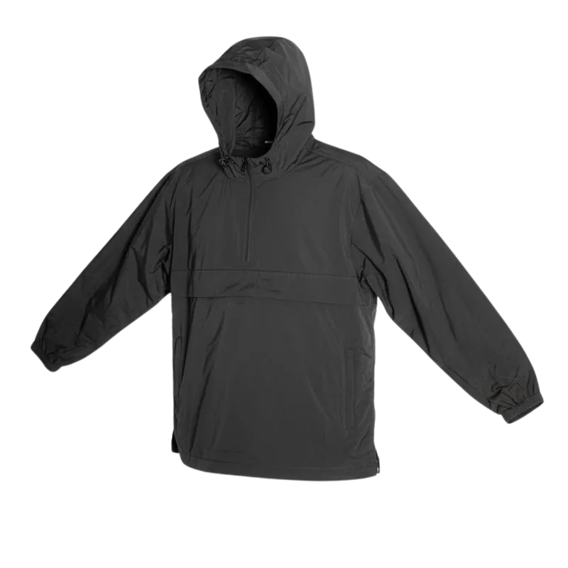 Malbon Golf Evergreen Nylon Anorak – Svart (#2539)