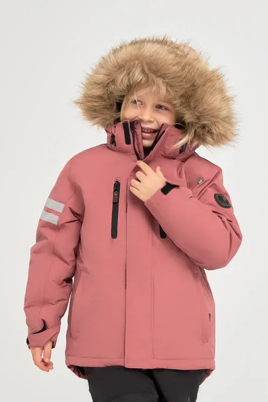 Lindberg Polar Vinterjacka, Mörkrosa, 170