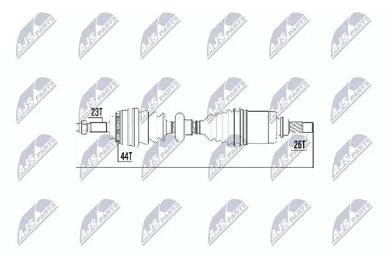 Drivaxel NTY NPW-RE-017