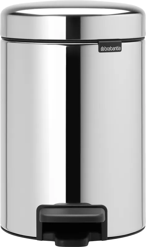 Brabantia GG172 Newicon pedalhink med plastskopa, 3 l – stål