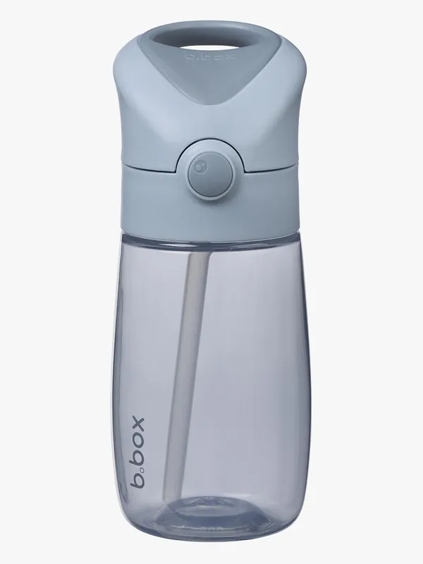b.box Vattenflaska 380 ml med Sugrör, Chill out