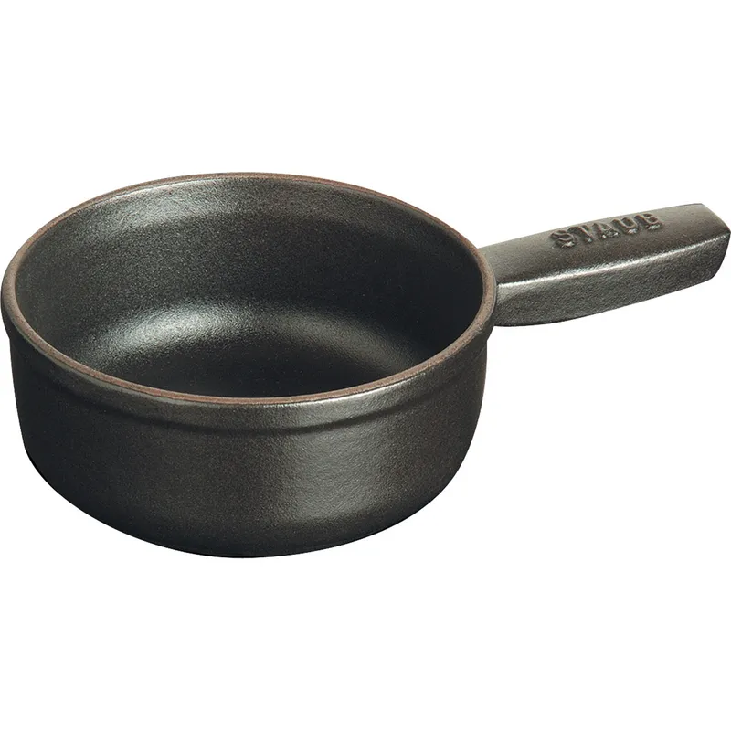Staub Fonduegryta i gjutjärn 12 cm, svart