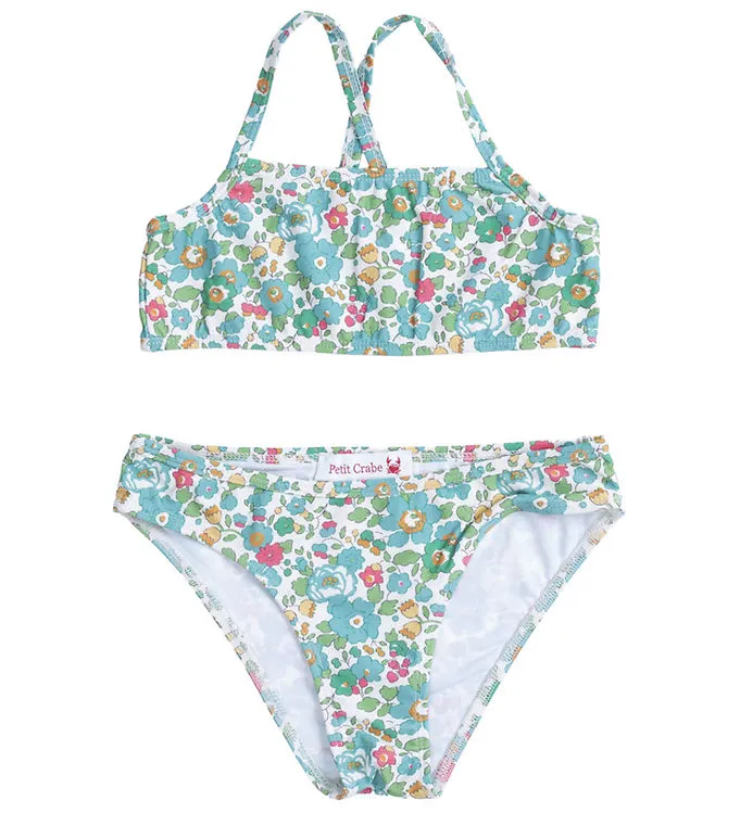 Petit Crabe Bikini - Louise - Betsy m. Blommor (#6640)
