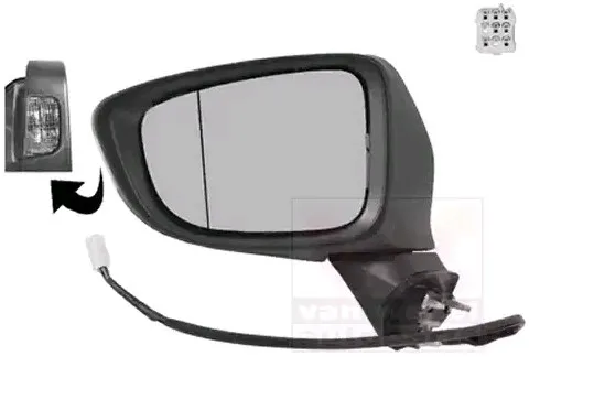 VAN WEZEL 2766807 Backspegel