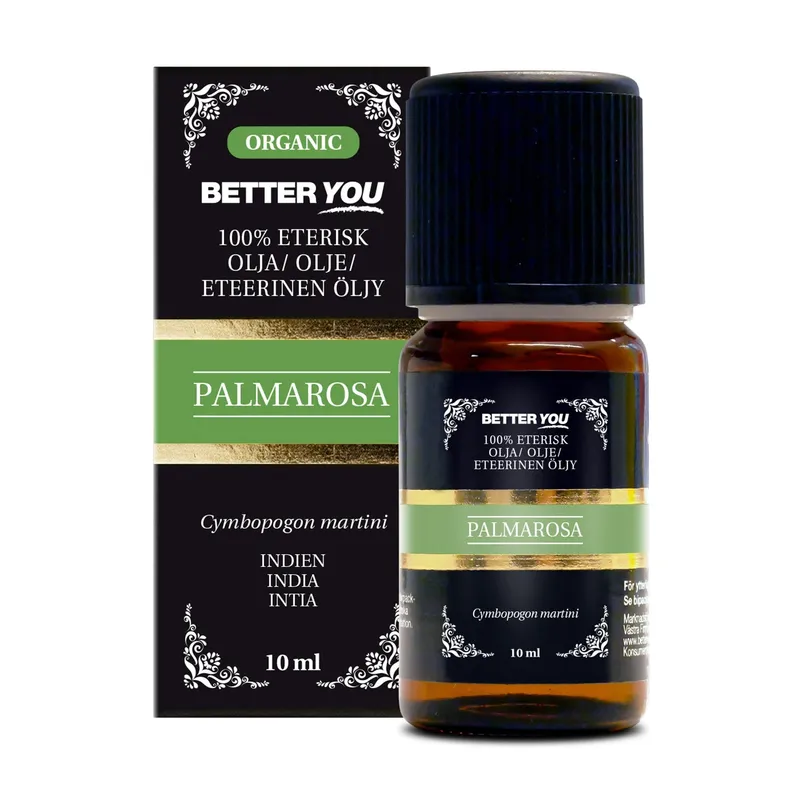 Better You Eterisk Olja Palmarosa EKO, 10 ml