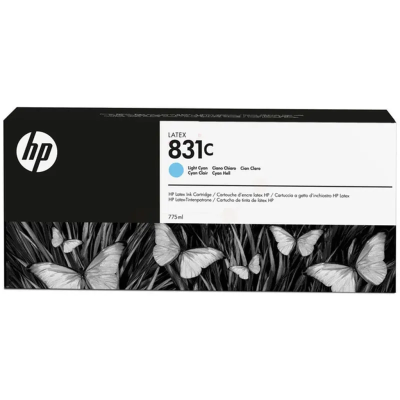 HP 831C Bläckpatron ljus cyan Latex, 775 ml