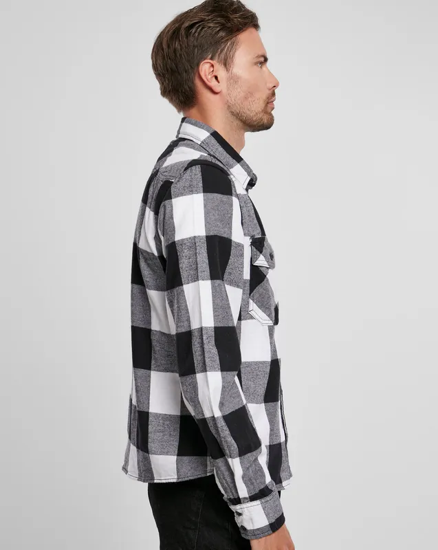 Brandit flanellskjorta Vit (#2887)
