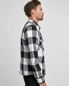 Brandit flanellskjorta Vit (#2887)
