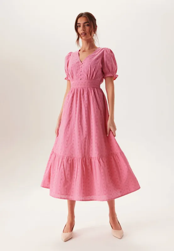 Broderie Anglaise Dress (#5414)