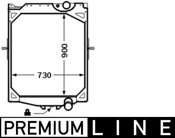 MAHLE CR 756 000P Kylare